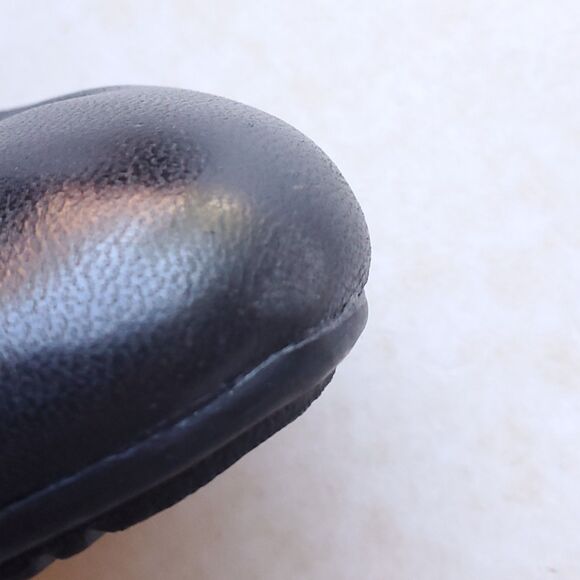 Lands End Ballet Flats Womens Size 7 B (Medium) Black  Leather Slip On Shoes - Picture 14 of 15